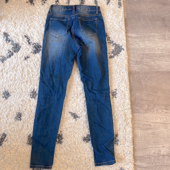 Wax Jean Distressed Skinny Jeans - Picture 2 of 4